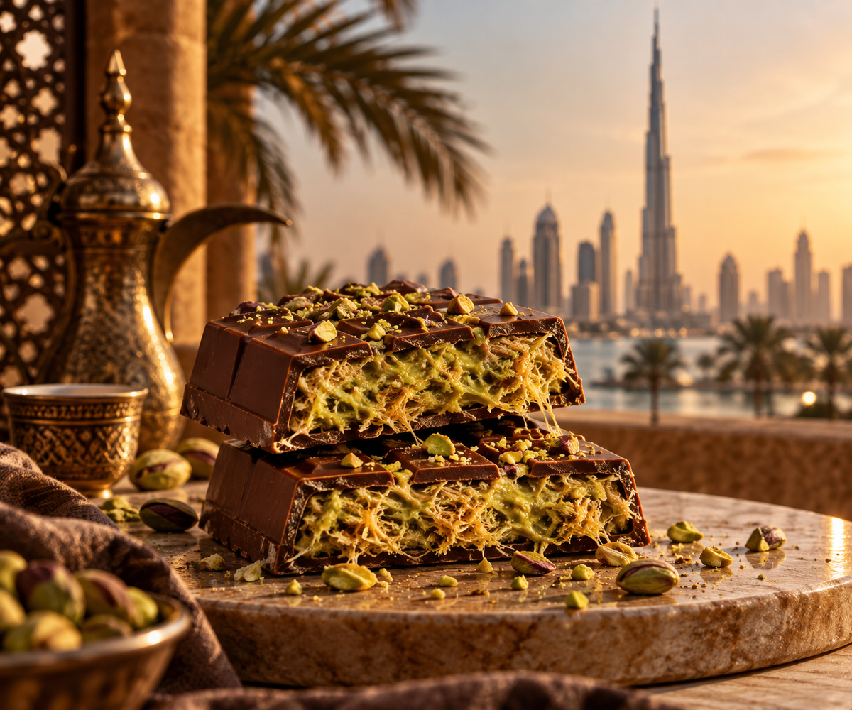 Denny’s Dubai Kunafa Chocolate